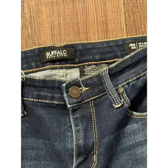 Buffalo David Bitton Destressed Jeans sz 6/28 - Picture 5 of 10